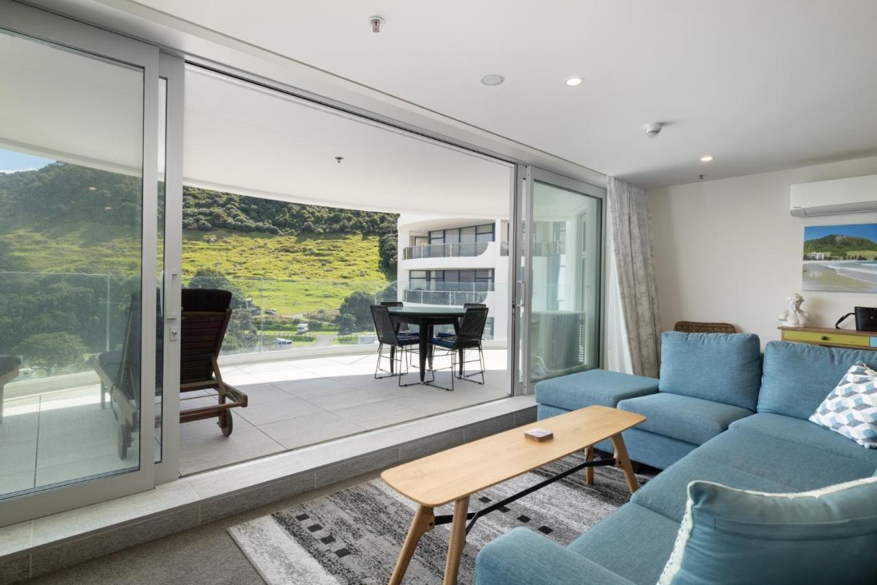 Oceanside Apartment With Iconic Views Mount Maunganui Bagian luar foto